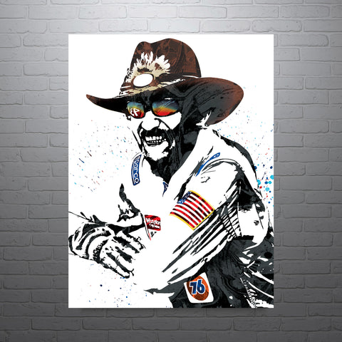 Richard Petty Racing NASCAR Art Poster