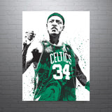 Paul Pierce Boston Celtics Basketball Art Poster