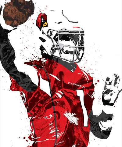 Kyler Murray Arizona Cardinals Football Art Poster