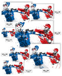 Rougned Odor Fight Texas Rangers Baseball Art Poster