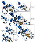 Nolan Ryan Fight Texas Rangers Baseball Art Poster