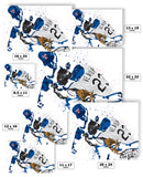 Nolan Ryan Fight Texas Rangers Baseball Art Poster