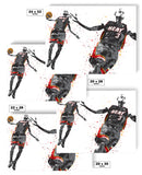 Dwayne Wade and LeBron James Miami Heat Basketball Art Poster