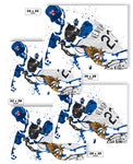Nolan Ryan Fight Texas Rangers Baseball Art Poster