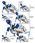 Nolan Ryan Fight Texas Rangers Baseball Art Poster