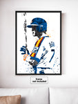 Craig Biggio Houston Astros Baseball Art Poster