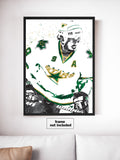 Mike Modano Dallas Stars Hockey Art Poster