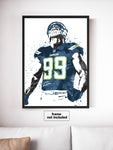 Joey Bosa Los Angeles Chargers Football Art Poster