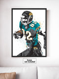 Jimmy Smith Jacksonville Jaguars Football Art Poster