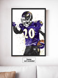 Ed Reed Baltimore Ravens Football Art Poster