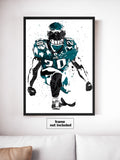 Brian Dawkins Philadelphia Eagles Football Art Poster