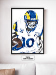 Cooper Kupp Los Angeles Rams Football Art Poster