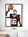 Josh Cribbs Cleveland Browns Football Art Poster
