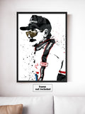 Dale Earnhardt NASCAR Art Poster
