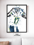 Philip Rivers Los Angeles Chargers Football Art Poster
