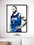 Kawhi Leonard Los Angeles Clippers Basketball Art Poster