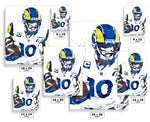 Cooper Kupp Los Angeles Rams Football Art Poster