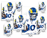 Cooper Kupp Los Angeles Rams Football Art Poster