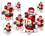 Marcus Allen Kansas City Chiefs Football Art Poster