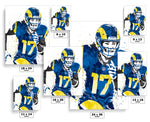 Puka Nacua Los Angeles Rams Football Art Poster