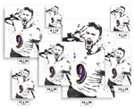Justin Tucker Baltimore Ravens Football Art Poster