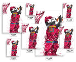 LeBron James Dunk Cleveland Cavaliers Basketball Art Poster