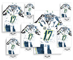 Philip Rivers Los Angeles Chargers Football Art Poster