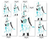 Jaylen Waddle Miami Dolphins Football Art Poster