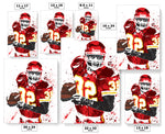 Marcus Allen Kansas City Chiefs Football Art Poster
