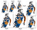 Jalen Brunson New York Knicks Basketball Art Poster