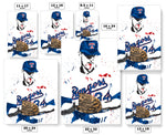 Nolan Ryan Texas Rangers Baseball Art Poster