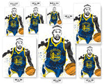 Jimmy Butler Golden State Warriors Basketball Art Poster