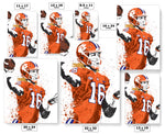 Trevor Lawrence Clemson Tigers NCAA College Art Poster