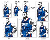 Kawhi Leonard Los Angeles Clippers Basketball Art Poster