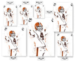 Phil Dawson Cleveland Browns Football Art Poster