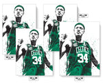 Paul Pierce Boston Celtics Basketball Art Poster
