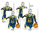 Jimmy Butler Golden State Warriors Basketball Art Poster
