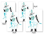 Jaylen Waddle Miami Dolphins Football Art Poster