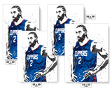 Kawhi Leonard Los Angeles Clippers Basketball Art Poster