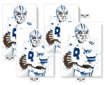 Troy Aikman Dallas Cowboys Football Art Poster