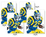 Eric Dickerson Los Angeles Rams Football Art Poster