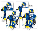 Puka Nacua Los Angeles Rams Football Art Poster