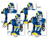 Puka Nacua Los Angeles Rams Football Art Poster