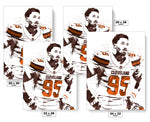 Myles Garrett Cleveland Browns Football Art Poster