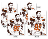 Myles Garrett Cleveland Browns Football Art Poster