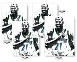 Kevin Garnett Minnesota Timberwolves Basketball Art Poster