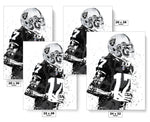 Davante Adams Las Vegas Raiders Football Art Poster