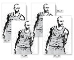 Manu Ginobili San Antonio Spurs Basketball Art Poster