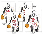Evan Mobley Cleveland Cavaliers Basketball Art Poster