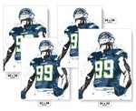 Joey Bosa Los Angeles Chargers Football Art Poster